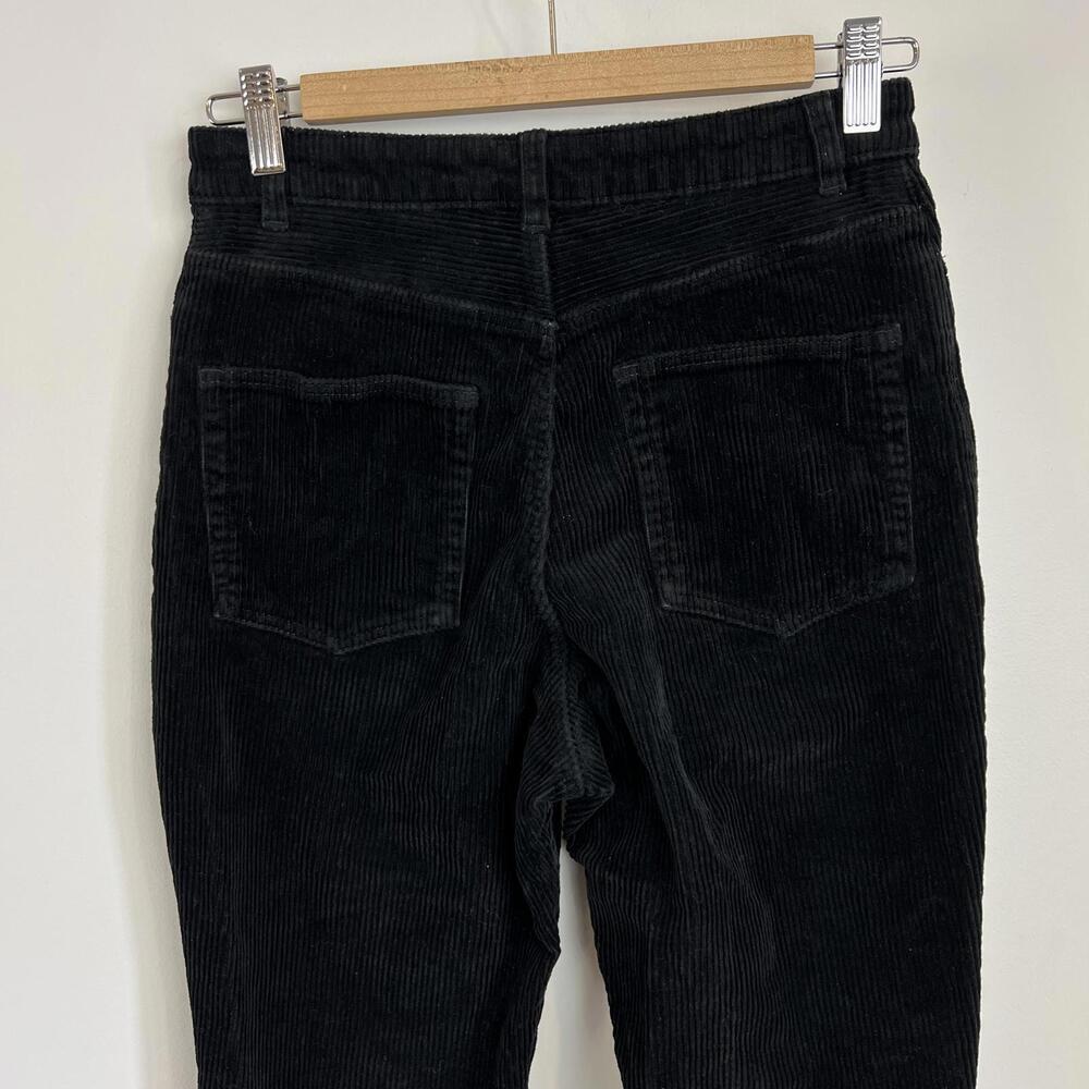 Monki Women's Size 36 EU 6 or 8 US Black Corduroy Ankle Length Pants - Picture 7 of 14